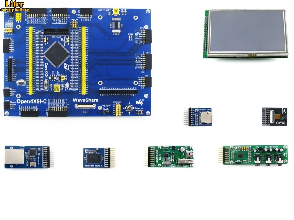 STM32 макетная плата STM32F429IGT6 STM32F429 ARM Cortex M4 + 7 комплектов модулей = Open429I-C упаковка |