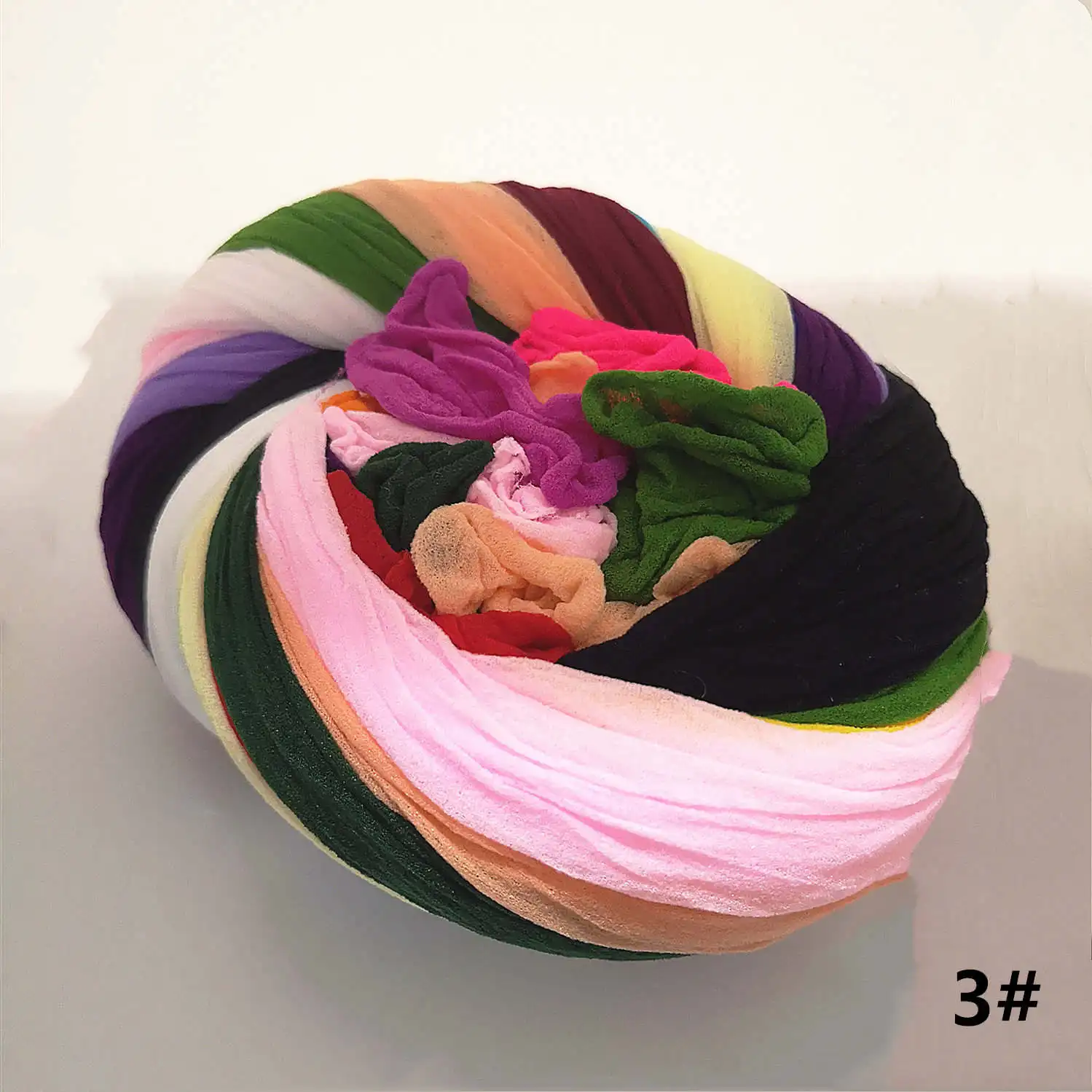 

5 шт. градиентные нейлоновые цветы для рукоделия