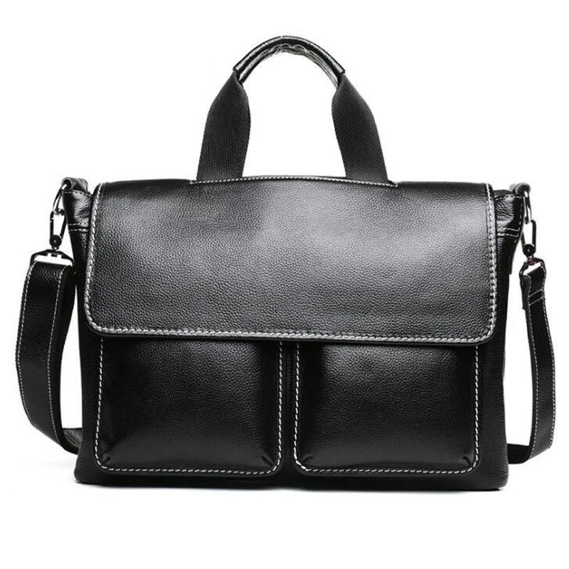 Обувь из натуральной кожи гарантийный портфель Бизнес сумка для 14 ''ноутбук