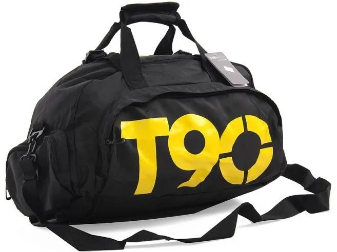 Men T90 Nylon Gym Backpacking Sport Bag 