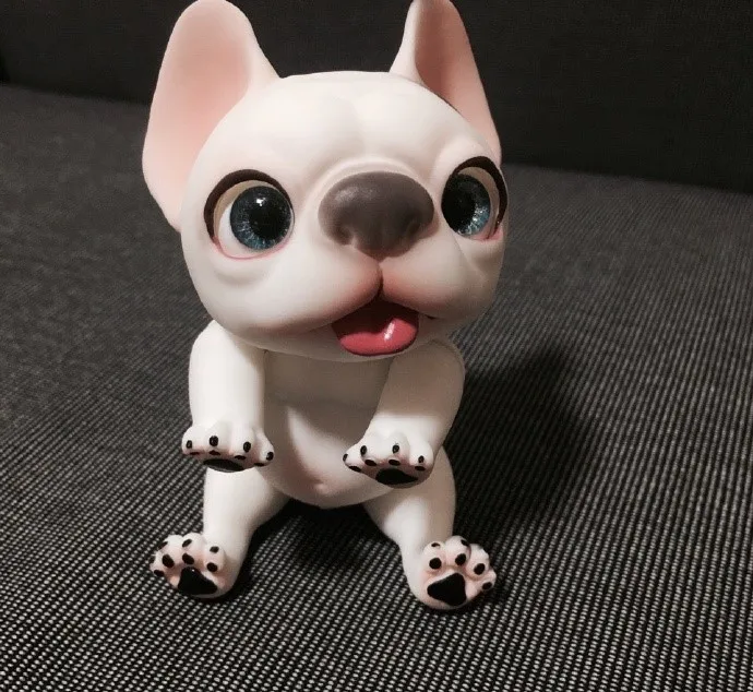 GaoshunBJD 1/12 Spit Tongue Dodo Dog  Pet Animal resin body mold for fashion cute birthday gift