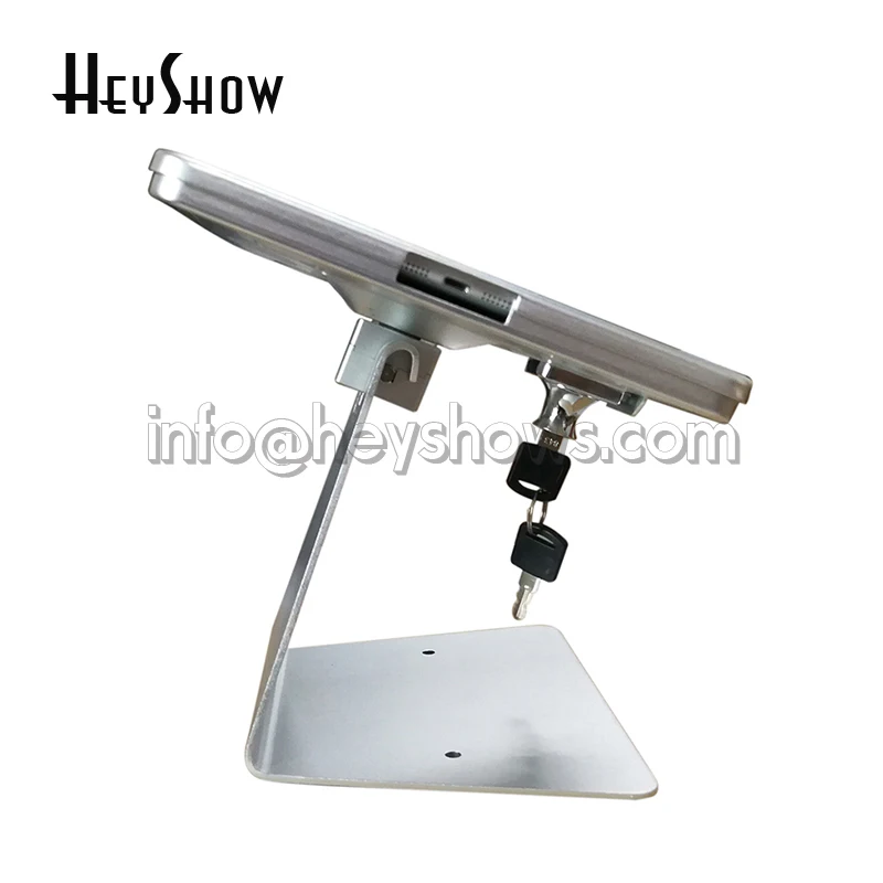 Miglior Espositore Per Tablet A Forma Di L In Metallo Ad Alta Sicurezza, Staffa Da Tavolo, Custodia Con Supporto Per Blocco Tablet, Dispositivo Antifurto Per Ipad 2/3/4/Air