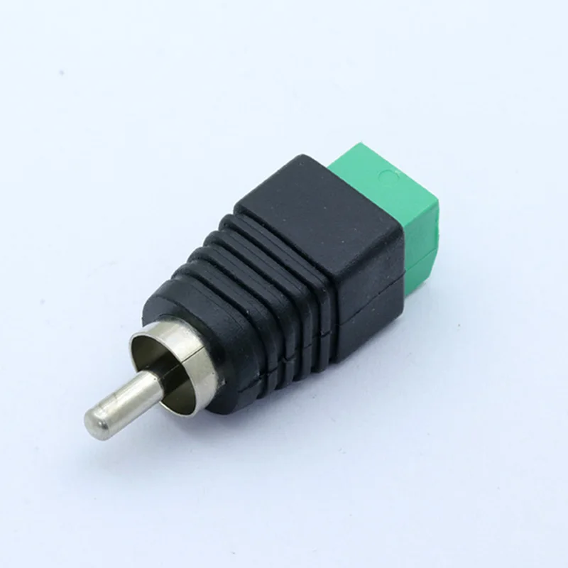 3шт./лот CCTV Phono RCA штекер к AV терминалу разъем видео Balun международный стандарт|plug