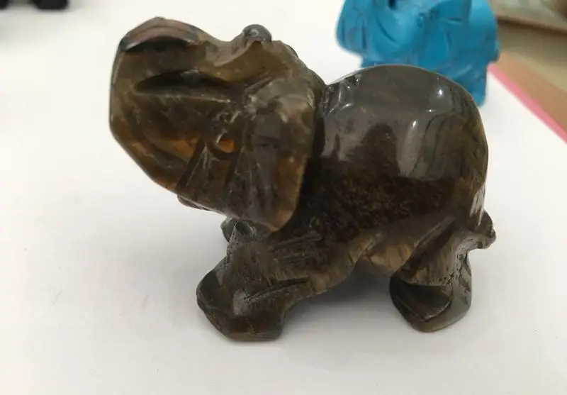 New style natural crystal sculpture animal elephant, elephant for household decoration