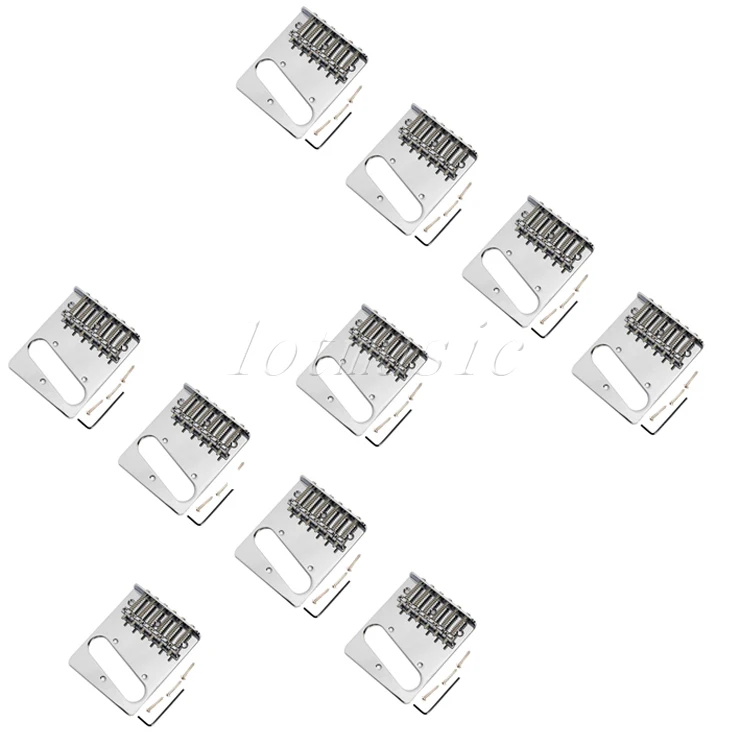 10 шт. Новый хромированный гитарный мост аксессуары для электрогитары запасные