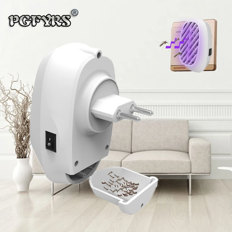 Москитная репеллент лампа led Электрический шок убийца комаров насекомых