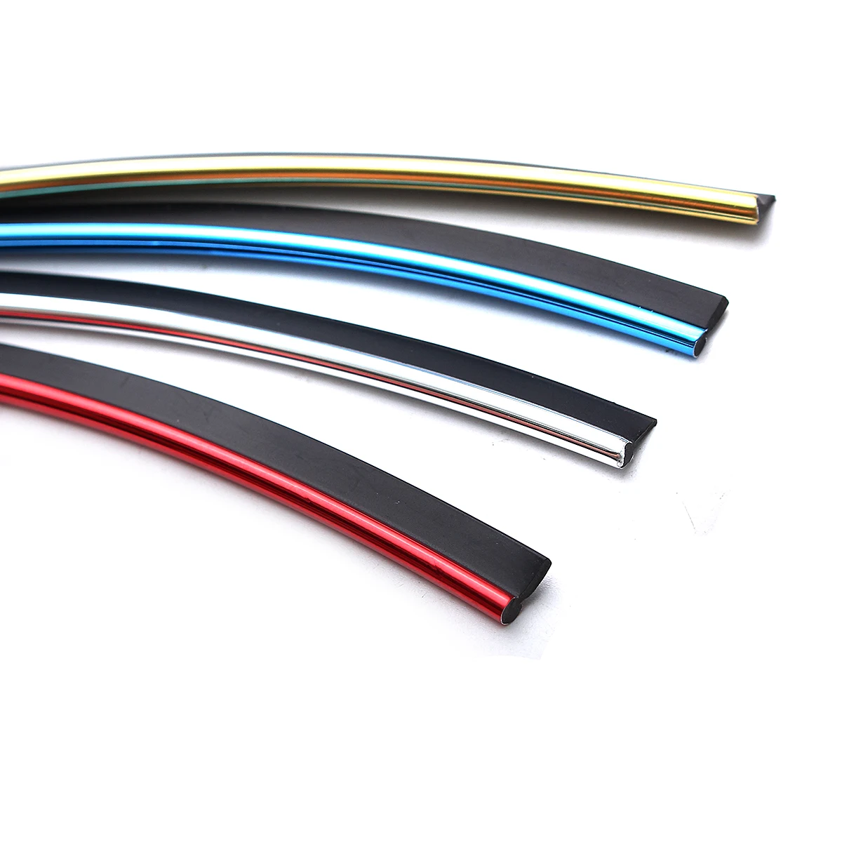 

5M 4 Colors Car-styling Car Door Interior Edges Lip Strip Guard Protector Moulding Trim Line Sticker