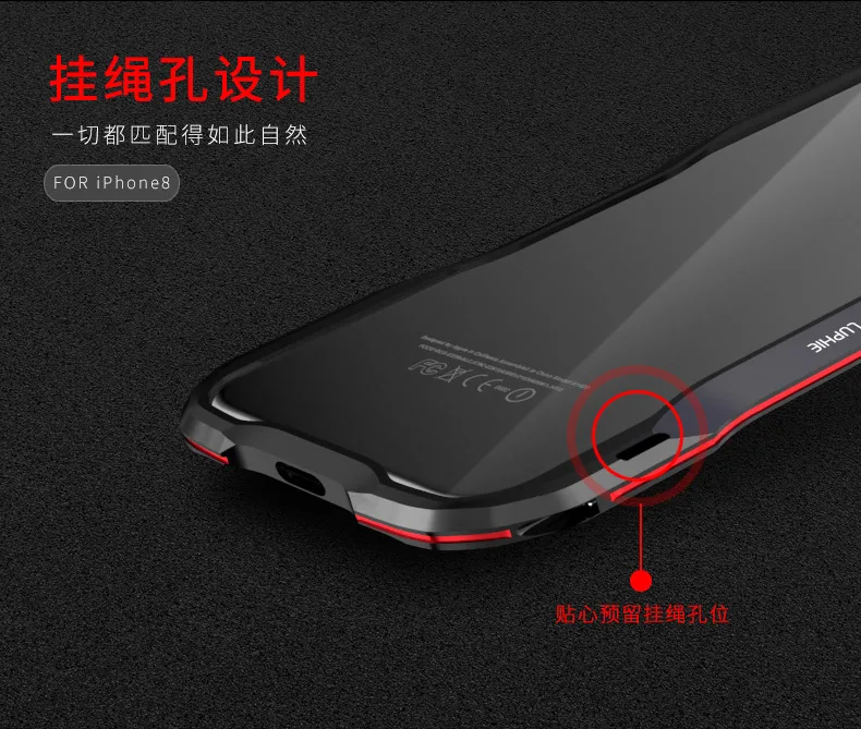 Прочный 3D металлический бампер чехол для Apple iphone 8 7 чехол роскошный алюминиевый каркас Coque для iphone 8 Plus Полный противоударный двойной цвет