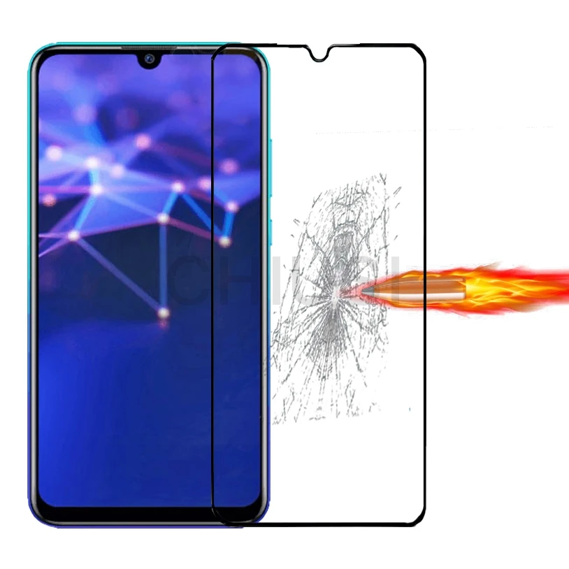 2.5D Закаленное стекло для Huawei Honor 10 Lite/Nova Lite 3 полная защита экрана Защитная пленка P
