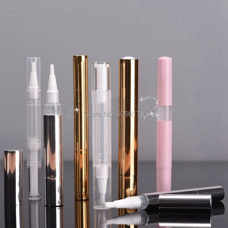 3ML5ML пустая масляная ручка для ногтей с аппликатором кистей косметическая трубка