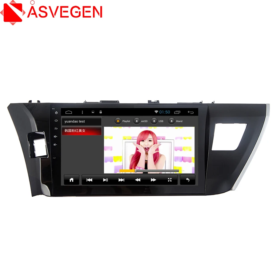 Автомобильный плеер для Toyota COROLLA 2014 2016 Android 7 1 Восьмиядерный автомобильный Радио 2