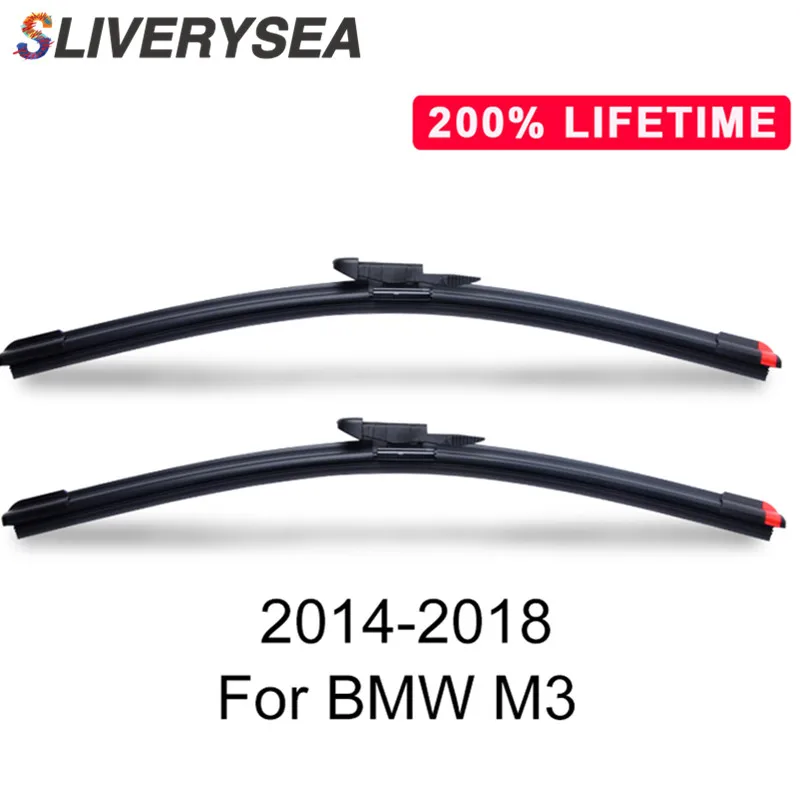 Сменные стеклоочистители SLIVERYSEA для BMW M3 F80 2014 2018 лобовое стекло резиновые
