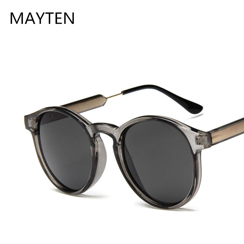 Очки солнцезащитные женские круглые, классические винтажные брендовые дизайнерские модные солнечные очки в стиле ретро, UV400