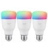 3 pcs Yeelight Smart Светодиодный лампы мощностью 10 Вт RGB E27 Беспроводное управление WiFi смарт-лампа работа с Mi Home приложение - Цвет: 3 pcs