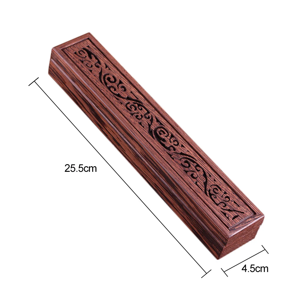 Деревянная коробка держатель для благовоний изысканная с отверстиями гроб