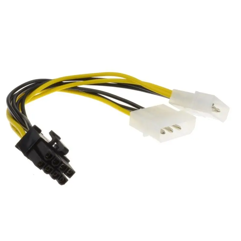 8 Pin разъем PCI Express PCIe Мощность кабель от Dual Core 4 контактный Molex LP4 адаптер |