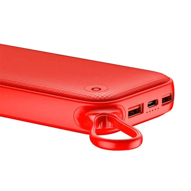 Baseus 20000 мАч Quick Charge 3,0 Мощность банка для Xiaomi Mi 20000 мА/ч, USB C PD быстрая Портативный внешний Батарея Зарядное устройство Мощность банка - Цвет: Red
