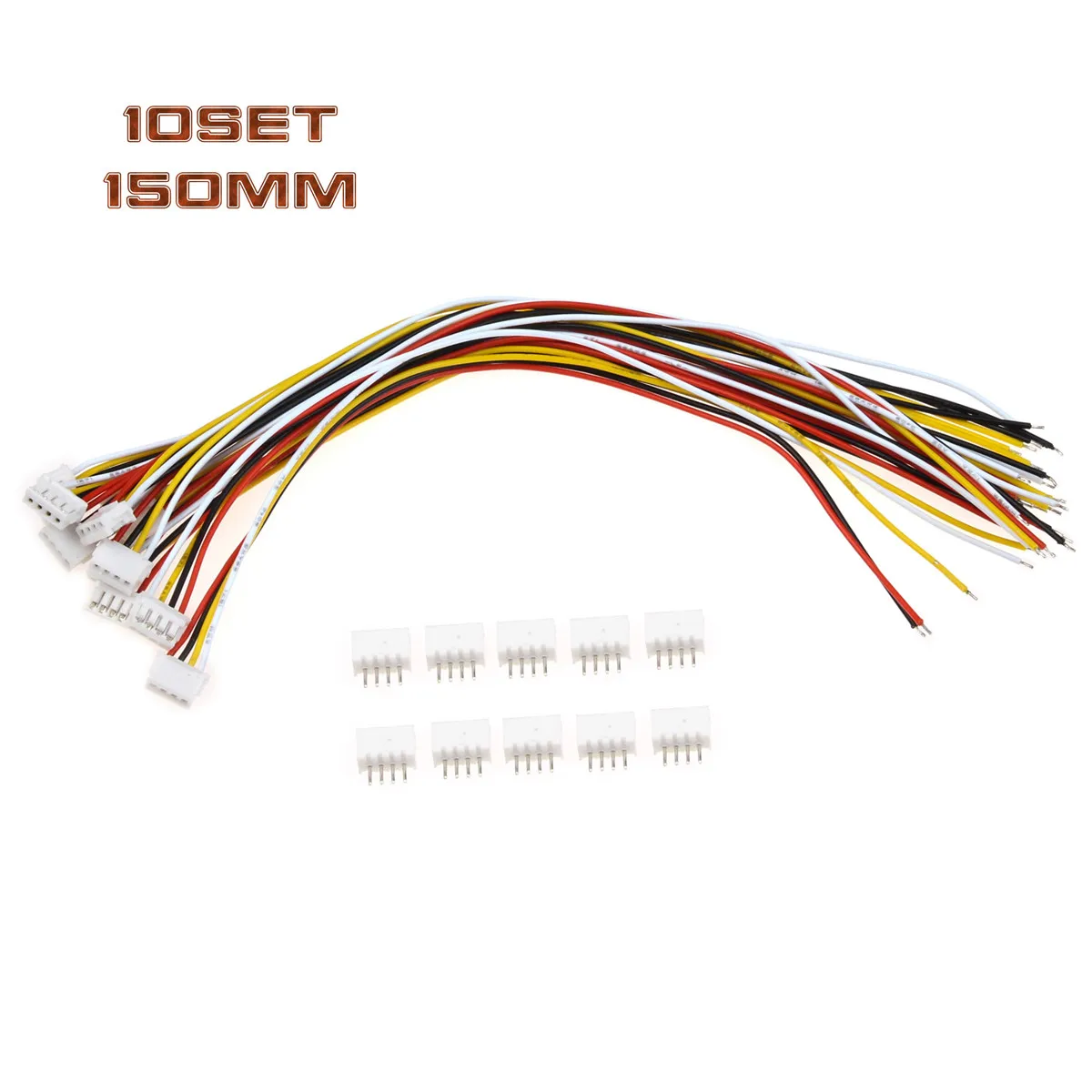 

10 шт., 4 контакта, 150 мм, 1,5 мм, 1,0