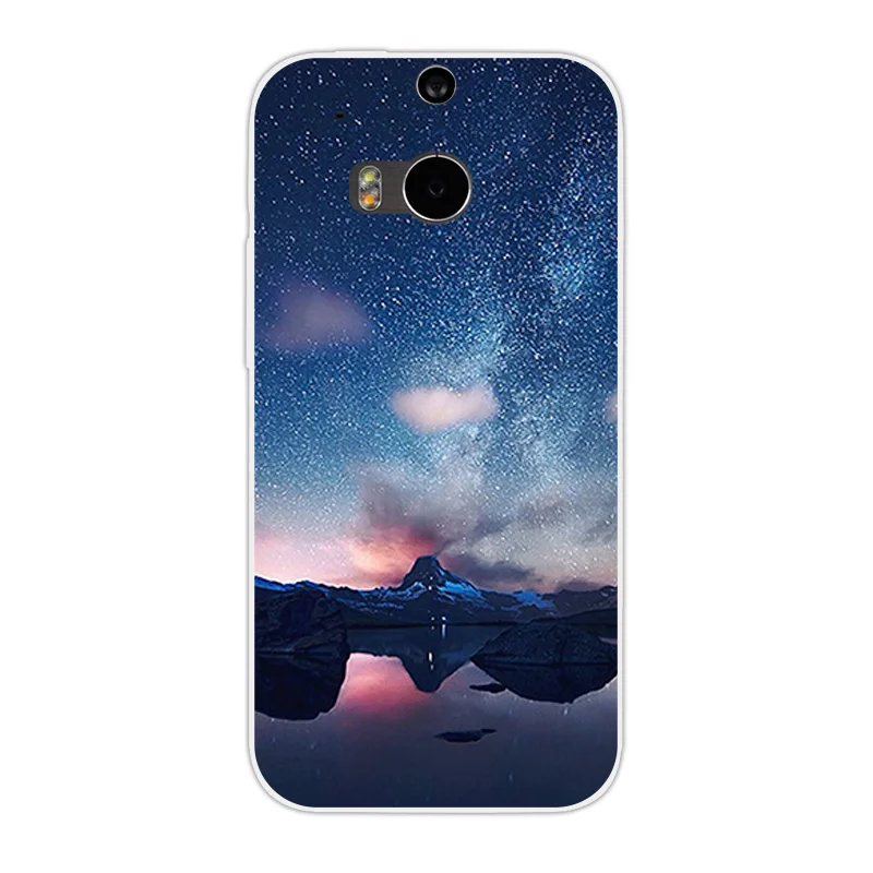 Для HTC One M8 M8S задняя крышка Мягкий ТПУ силиконовый чехол для прозрачный Чехол DIY M 8