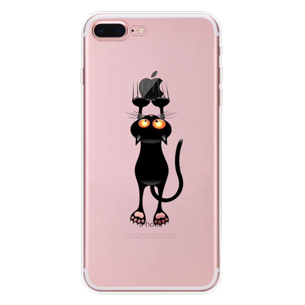 Мягкий ТПУ чехол для iphone XS Max XR X 8 7 6 6S Plus 5 5S SE 5C 4S 4 прозрачный силиконовый телефона