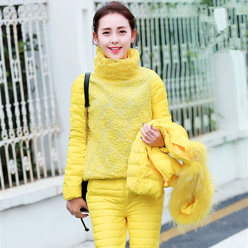 Зимняя теплая Для женщин комплект из 3 предметов комплекты (жилет + толстовка