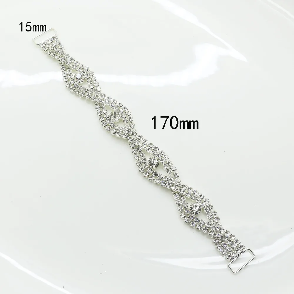 Новые 170 мм горный хрусталь Соединительные элементы для бикини Пряжка безделушка