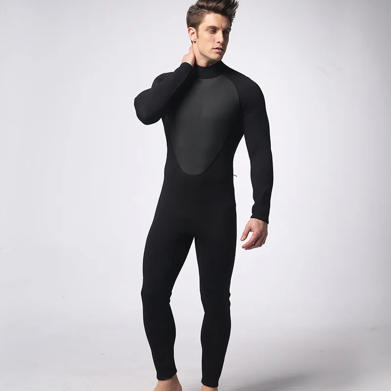 Резиновый костюм для дайвинга неопреновый 3 мм Мужской гидрокостюм каяк серфинга