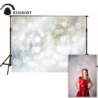 allejoy photographic background light bokeh xmas dots whiter baby cute thin vinyl christmas party backdrops for party photocall
