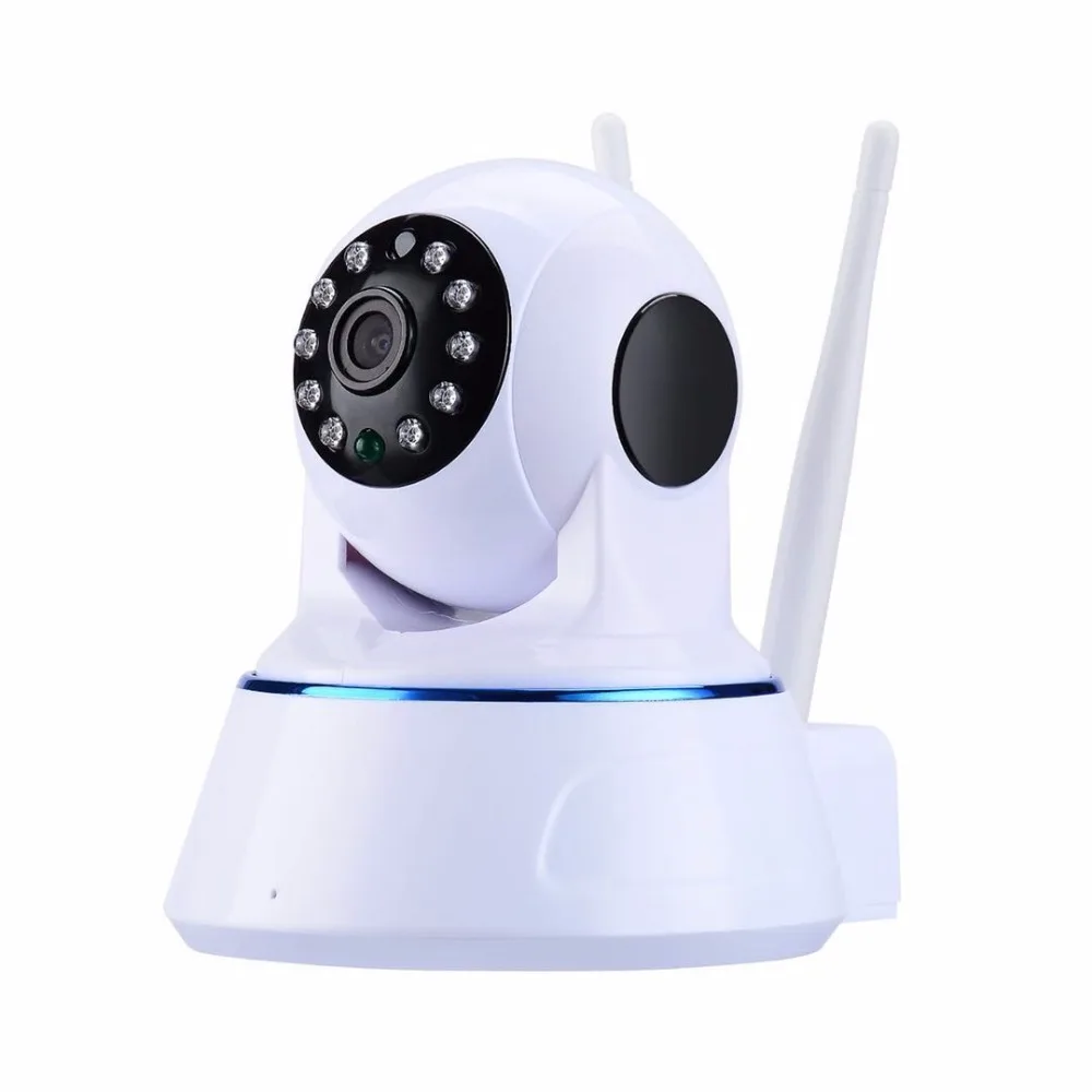 OUERTECH 1080P 2MP двойная антенна панорамирование/наклон ONVIF WiFi Крытый IP ИК камеры наблюдения CCTV День Ночь Видео монитор домашняя камера