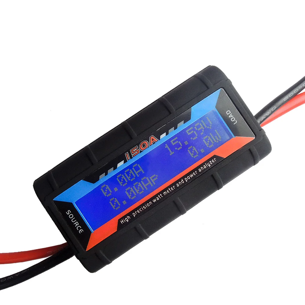 Высокоточный ваттметр FT08 RC 150A анализатор мощности с подсветкой и ЖК дисплеем