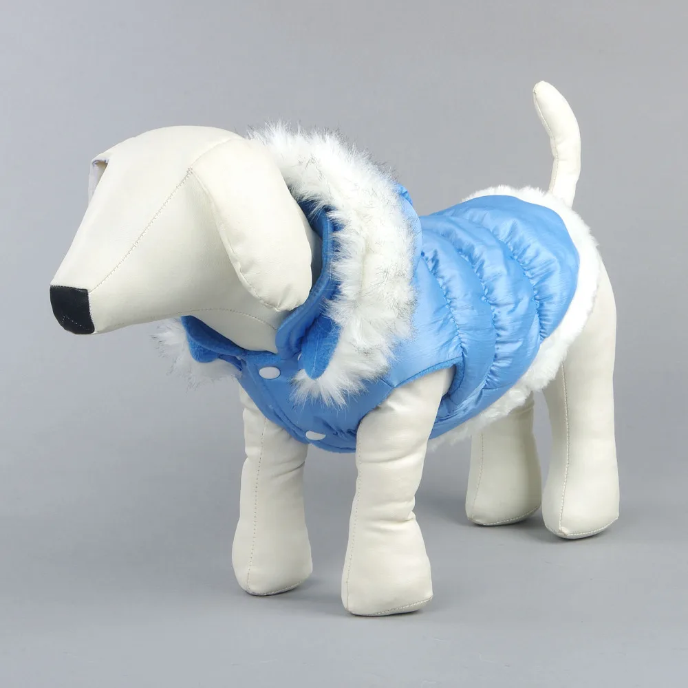 Бесплатная Доставка Pet Продукта Одежда Для Собак Теплый Мягкий Wadded Вниз Зимняя Cat