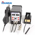 Паяльная станция 8586D, 110 В220 В, инструмент для ремонта LCD, Термофен, Электрический паяльник, сварочный инструмент