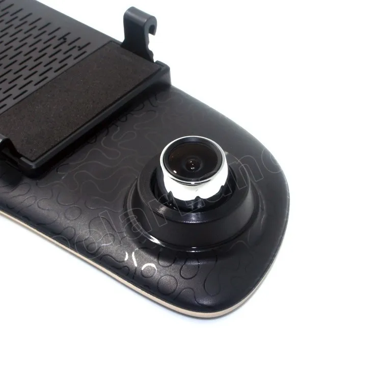 5 дюймов ночное видение двойной объектив Автомобильное зеркало заднего вида DVR с