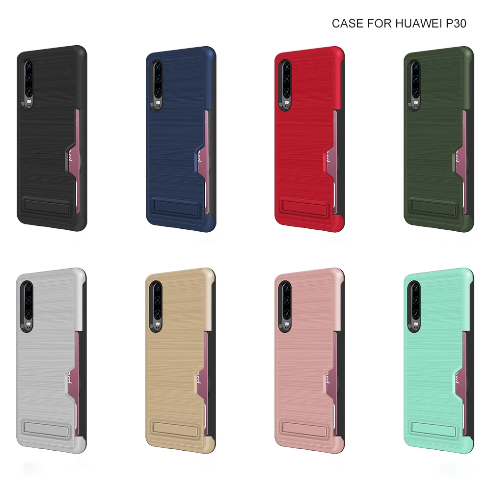 Для huawei P30 P30 PRO Чехол карты бумажник визитница слайд слот Держатель с кронштейном для HUWEI Коврики 20 маtе PRO 20