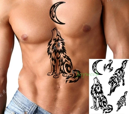 

Waterproof Temporary Tattoo Sticker wolf totem tattoo tatto stickers flash tatoo fake tattoos for men women