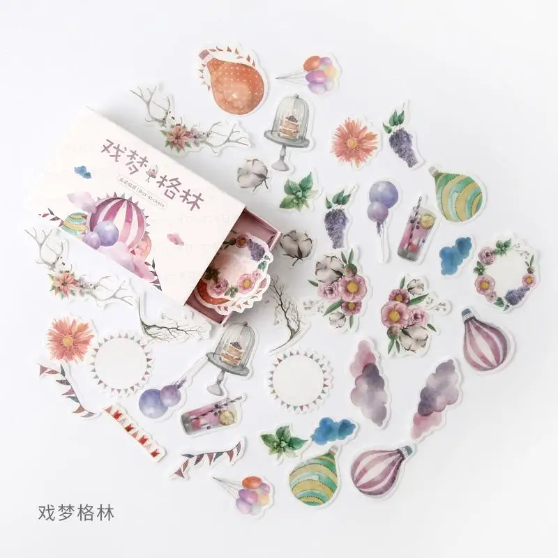 40 шт./упак. лес чудес Бумага Стикеры украшения Diy Ablum дневник в стиле Скрапбукинг этикетка Стикеры милые канцелярские принадлежности - Цвет: C