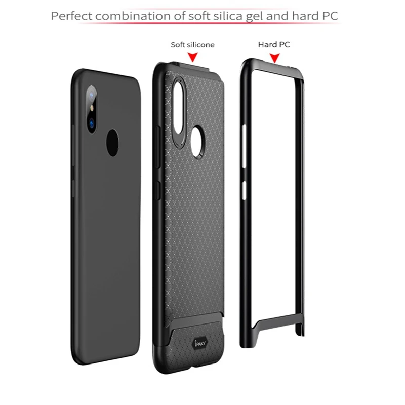 Чехол для телефона IPAKY оптовая продажа Xiaomi Mi 6X чехол mi A2 Силиконовый ТПУ + PC бампер
