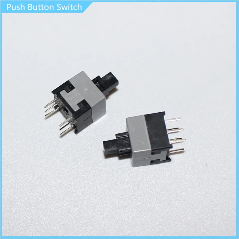 200 шт. 8x8мм 6Pin кнопочный переключатель 8*8 мм 6P тактильный Микро Блокировка с