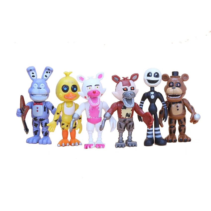 18 шт./компл. 10 см Five Nights At Freddy's FNAF Funtime Foxy Freddy Ballora Ennard кукольная плюшловушка ПВХ Фигурки игрушки