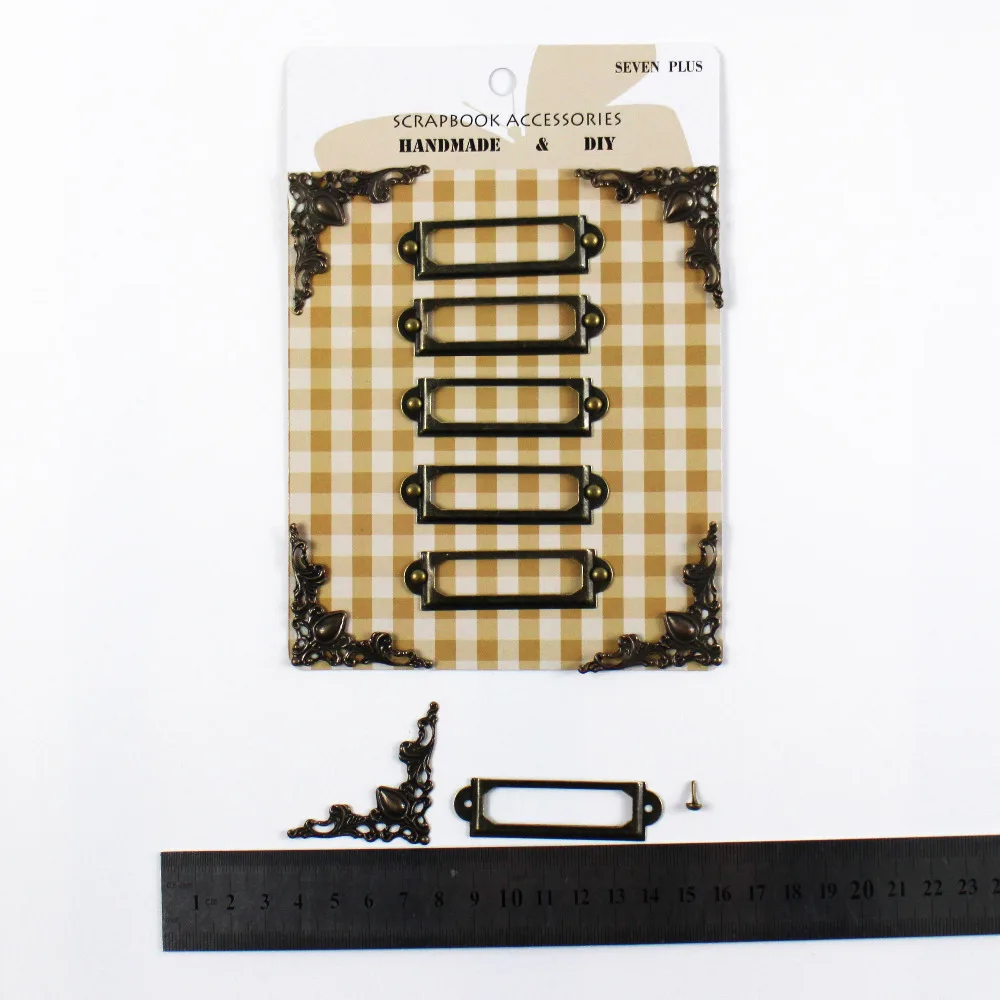 Бесплатная доставка 6 карт/партия винтажная бронза/серебро/золотая