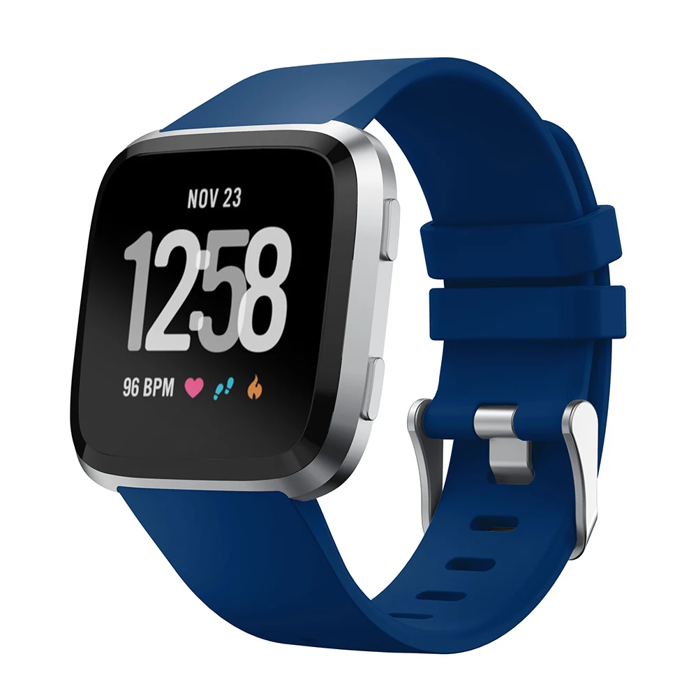 1 шт. мягкий силиконовый сменный ремешок для браслета Fitbit Versa цветной наручных