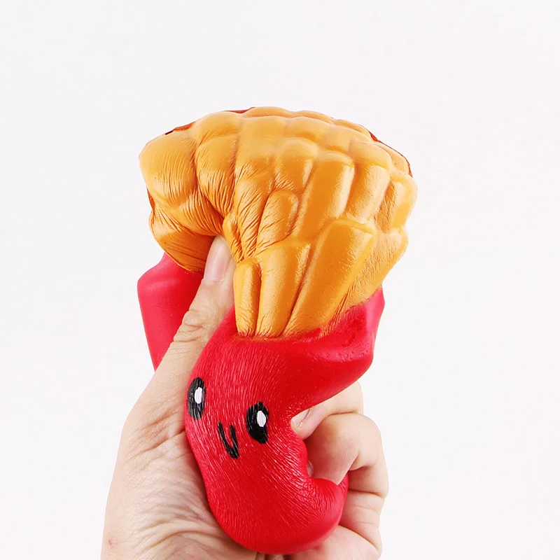 Squishies ароматизированные мягкие игрушки фри медленно восстанавливающие