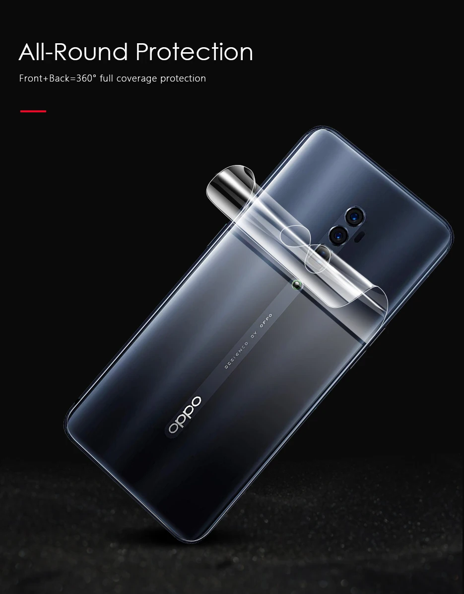 CHYI 3D изогнутая пленка для Oppo Reno 10x zoom CPH1919 защита экрана полное покрытие гидратационная пленка с инструментами не закаленное стекло