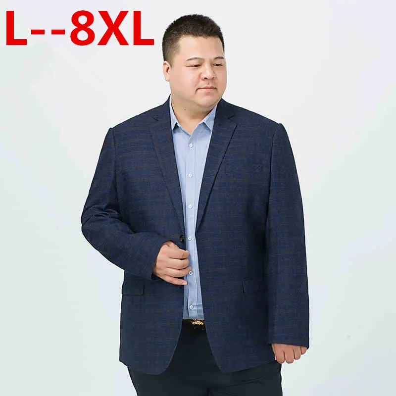 

Big 10XL 8XL 6XL 5XL 4XL Mens Korean Loose fit fashion cotton blazer Suit Jacket plus size Male blazers Mens coat Casual Suits
