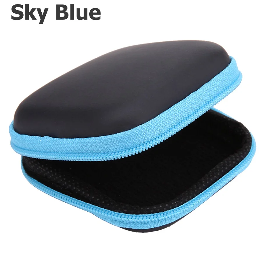 2," Сумка для жесткого диска, сумка для переноски, сумка для наушников, чехол на молнии, чехол для CD контейнера, powerbank, кабели для передачи данных, сумки-органайзеры - Цвет: Sky Blue