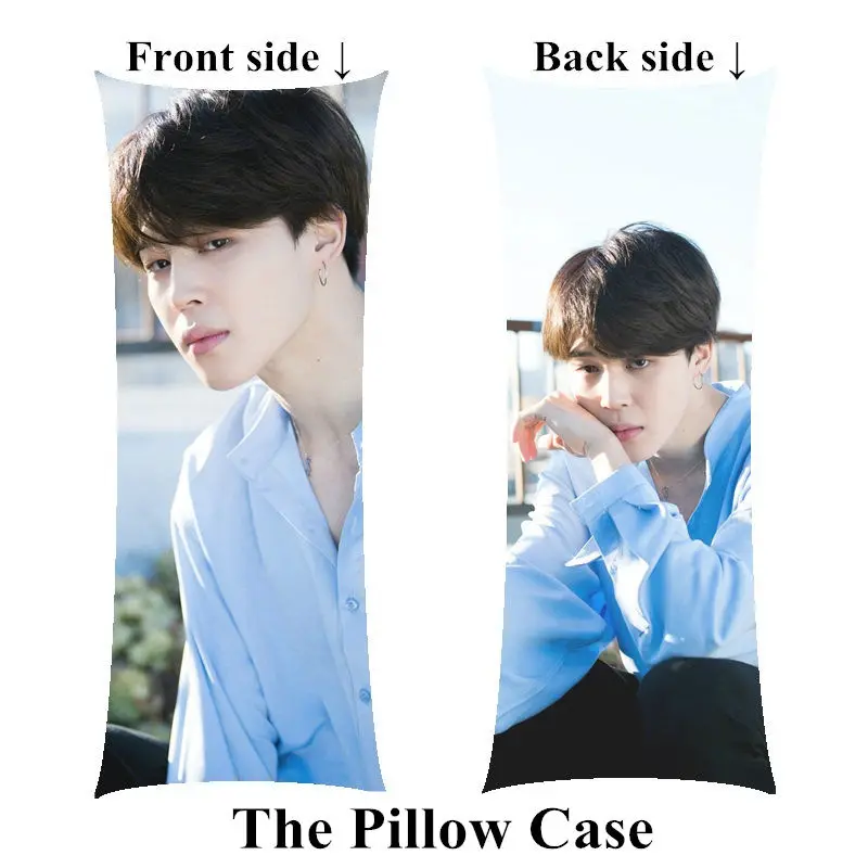PillowCase Bangtan мальчики длинная наволочка kpop Jimin домашняя девушка только тело наволочка на заказ - Цвет: PillowCase