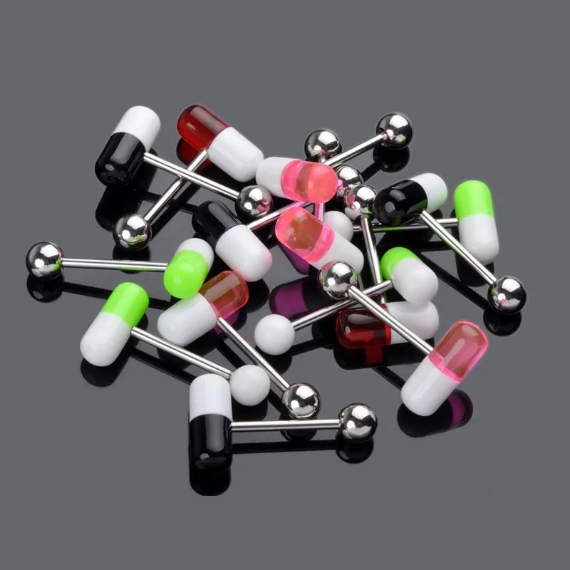 Оптовая продажа 10 шт./лот хирургическое кольцо из нержавеющей стали 316L в форме