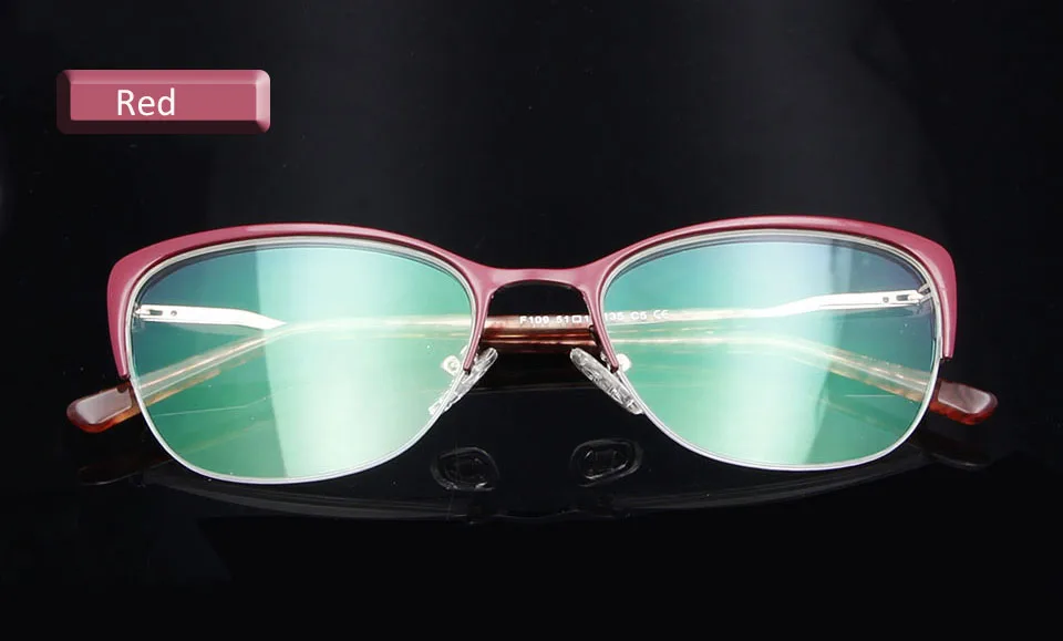 women glass Red Дамские кошачьи глаза очки оправы для женщин Полу оправы модные очки оправы очки от близорукости Oculos De Grau Feminino - Цвет оправы: women glass Red