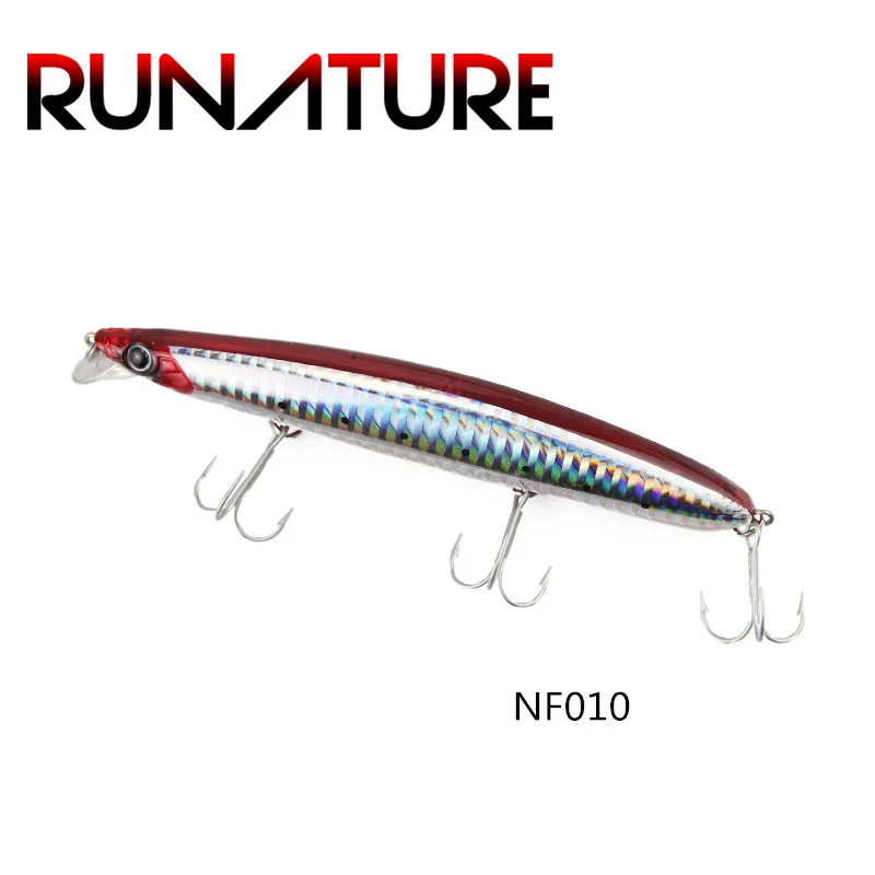Runature воблер типа Минноу плавающие приманки для ловли рыбы, 125 мм 18,5g 2 шт./компл. искусственная жесткая приманка, воблер приманки ABS Пластик