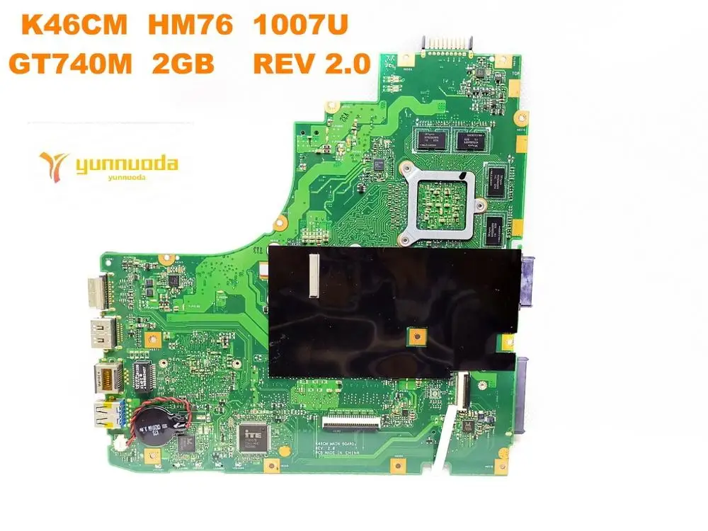 Оригинальная материнская плата для ноутбука ASUS K46CM K46CB HM76 1007U GT740M 2 Гб REV 0